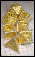 Dice : Dice - Metal Dice - Austor Dragon Dice in Yellow and Silver - Amazon Mar 2024